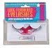 Black and Pink Long Eye Lashes 80's Costume Accessory