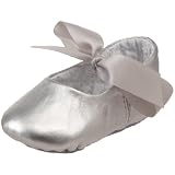 Designer's Touch 4182 Sabrina Metallic Ballet Flat (Infant/Toddler),Silver,2 M US Infant