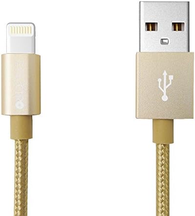 [Apple Mfi Certified] Zealectro® High Speed Data Sync USB Cable 3.3ft Lightning Connector 1m Nylon Braided 2016 New Version Support IOS 9 [Safe &amp; Fast Charging][anti-twisting][sliver]