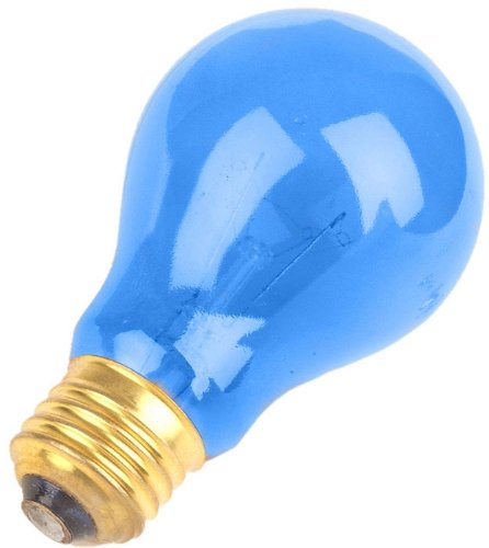Satco S6082 130V Medium Transparent Blue