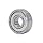 VXB 608 ZZ Skateboard Bearings, Double Shielded, Silver (Pack of 8)