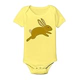 Bunny Rabbit Hopping Story Book Novelty - Baby One Piece - Banana - 18 Months