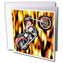 Greeting Card Picturing Harley-Davidson&reg; Motorcycle