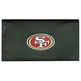 San Francisco 49ers NFL Embroidered Leather Checkbook Cover