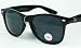 New Black Triple Crown Wayfarer Style 80s Retro Vintage Celebrity Sunglasses Unisex