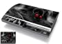 Bundle Monster Vinyl Skins For Sony Playstation PS3 Game Console - Cover Faceplate Protector Sticker Art Decal Accessory - Red Eye Skull