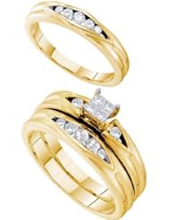 0.50CTW DIAMOND INVISIBLE TRIO SET