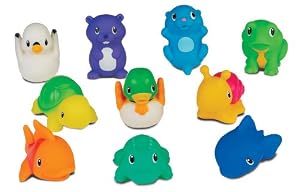 Munchkin 14804 Lake Buddies Bath Tub Toy, 10 Squirtin