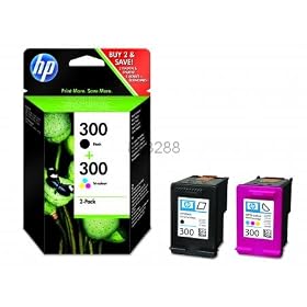 HP 300 Original Black & Colour Ink Cartridge Combo Pack