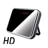 HD SpyCam * miroir / noir avertisseur r�veil Espion integral cam�ra * montre chrono * 1280x960 pixel vid�o * DVR DV * espionnage * num�rique * camcorder * 1600x1200 Pixel pour image * Webcam fonction possible * aussi Windows 7 et MAC compatible * compris USB c�ble et CD spy cam t�l�commande d�tecteur de mouvement * Neuf