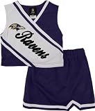 Baltimore Ravens Girl's 4-6 Two-Piece Cheerleader Set