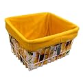 Couture Cruiser Bicycle Basket Liner and Tote Bag - Sunflower Print