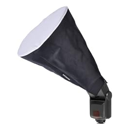 Polaroid Universal Collapsible Circular Cone (Trumpet) Studio Softbox For The Panasonic Lumix DMC-G3, DMC-GF3, DMC-G1, DMC-GH1, DMC-GH2, DMC-GH3, DMC-L10, DMC-GF1, DMC-GF2, DMC-G10, DMC-G2, DMC-GF3, DMC-G3, DMC-GF5, DMC-G5 Digital SLR Cameras
