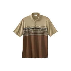 KingSize Big & Tall Striped Polo Shirt
