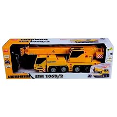 Dickie 203412854 - Liebherr Kranwagen, Kabel-Steuerung, Fahr-, Bagger- und Drehfunktion, Licht, Sound, 53cm