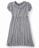 Hype Girls Metallic Pointelle Border Dress