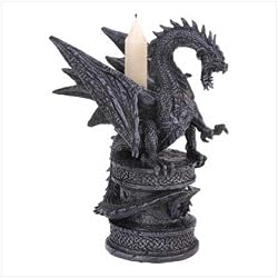 Granite Dragon Candleholder