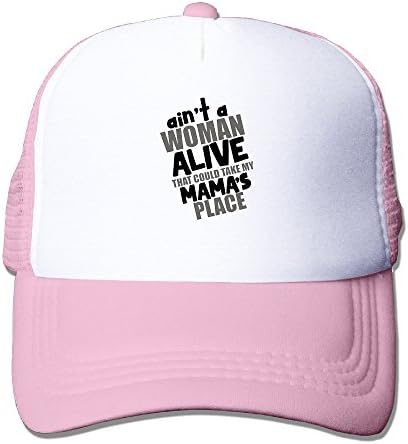 Ain't A Woman Alive That Could Take My Mama's Place Pink Sports Snapback Hat Baseball Caps