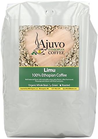 Ethiopian Limu Coffee - Roasted, Whole Bean and Ground