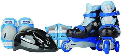 National Sporting Goods New Training Combo in Box - Blue/Black (10-13j)