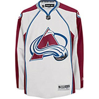 Colorado Avalanche Reebok White Premier Jersey - Large