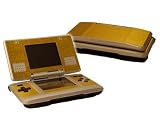 Original Nintendo DS Skin - NEW - BRUSHED GOLD system skins faceplate decal mod