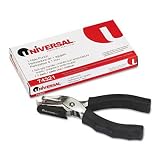 One-Hole Punch, Black/Metal (UNV74321)