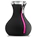 Eva Solo Drip Free Tea Maker with Neoprene Cover, 1-Liter, Black/Pink