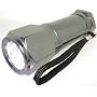 Sona FL309T 8 LED Titanium Colored, Aluminum Body Flashlight