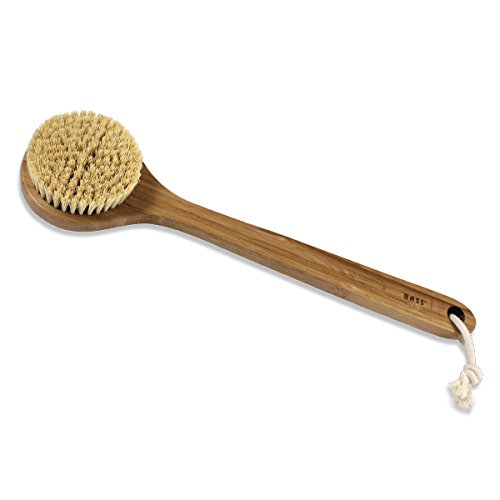 Brush - Vegetable Bristle Dry Skin Body Brush One Piece Wood Firm Bass Brushes 1