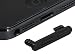 Cover:mumbi Schutz St�psel Set Staubschutz f�r iPhone 5: Lightning Schutz-Kappe + Headset St�psel in schwarz