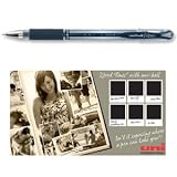 Uni-ball UM151S SigNo Gel Rollerball Comfort Grip 0.7mm Tip 0.5mm Line Black Ref UM151BLK [Pack 12]