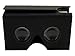 Google Cardboard v2.0 (Black Version) Virtual Reality Headset - Featuring Capacitive Touch Button Compatible With iPhone and Android