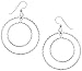 Sterling Silver 40mm Double Wrap Round Gypsy Hoop Earring