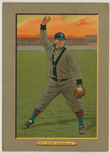 Photo Owen Wilson, Pittsburgh Pirates, baseball card portrait 1911