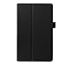 Lenovo Tab 2 A8 Case, Pasonomi® Premium PU Leather Folio Case Stand Cover for Lenovo Tab 2 A8 8 inch Tablet (Litchi Series Black)