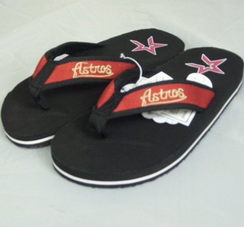 Houston Astros MLB Contoured Flip Flop Sandals