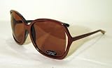 A.J. Morgan Brown Butterfly Oversized Sunglasses