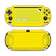 Solid State Yellow Design Protective Decal Skin Sticker for Sony Playstation PS Vita Handheld