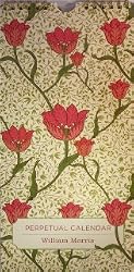William Morris "Petals & Vines" Perpetual Calendar