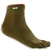 Injinji Yoga & Pilates Eco Friendly Nubamboo Natural Antibacterial Fiber Non Slip Toesocks-Small Moss