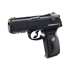 shoot-club.de Set (P18): RUGER P345 schwarz Kal. 6 mm Softair Co2 Pistole (2.5637) mit ca. 2,8 Joule !! + 4.000 Umarex Plastik BB im Beutel + 10 Co2 Kapseln + 100 ShoXx.� shoot-club Zielscheiben + Trichter Kugelfang