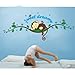 MZY LLC (TM) Sweet Dreams Monkeys and Tree Birds Wall Sticker Decals Nursery Baby Room Home Decor Decal For Children's Room