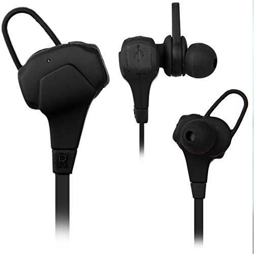 SmartBB Bluetooth Headphones V4.0 Wireless Stereo Sport Noise Cancelling Sweatproof Earphones Running Earbuds Headset with Microphone Gym Earphone for iPhone Samsung Android Phones