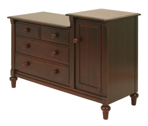 Stork Craft Laura Combo Tower Dresser, Cherry