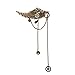 BLESSUME Vintage Steampunk Gear Wings Tassels Chain Hair Clip Punk Gothic Headwear