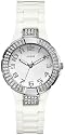 GUESS Status In-the-Round Watch - White and Si [Watch] Guess