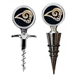 St. Louis Rams NFL Cork Screw and Wine Bottle Topper Set by Great American Products