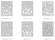 FLAME O RAMA 2 MINI SERIES artool Iwata Airbrush Stencil