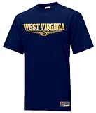 West Virginia Mountaineers Gold Classic College Short Sleeve Tee Shirt By Nike Team Sports (M=40)